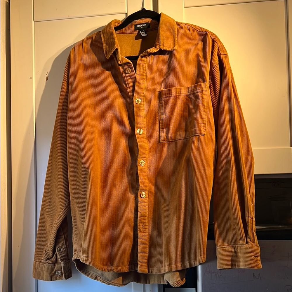 Wrangler Tan Corduroy Shirt